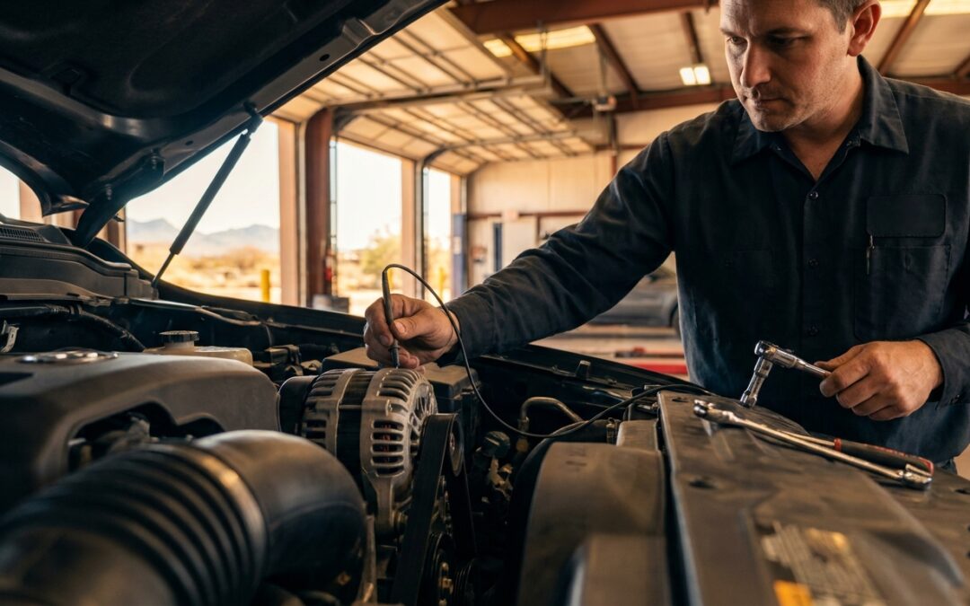 Alternator Replacement in Mesa, AZ: The Real Reason Your New Battery Keeps Dying