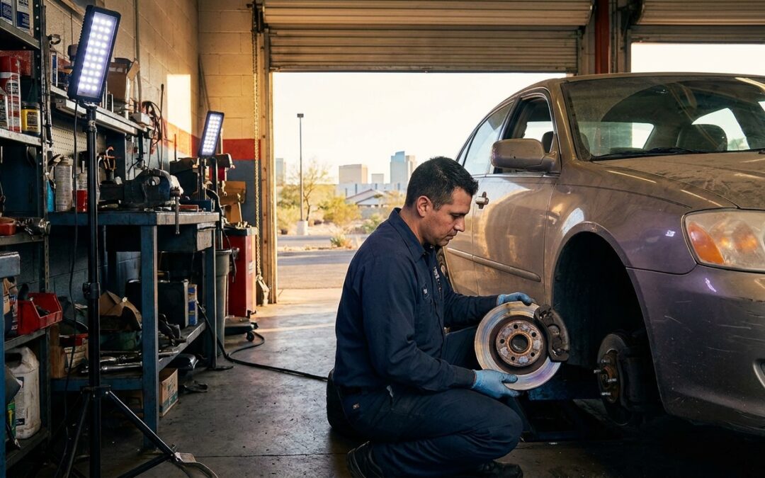 Car Shaking When Braking Gilbert AZ? 5 Real Causes (2026)